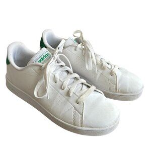 ADIDAS Advancort K Classic White  & Green Sneaker Kids/Boys US 7